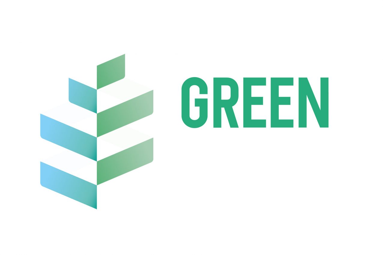 Green tower logo