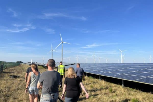 people visiting energiepark duurkenakker in NL